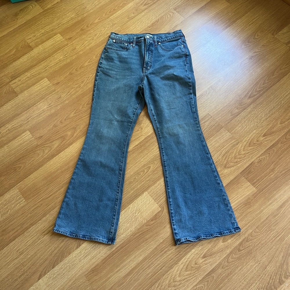 Madewell The Perfect Vintage Flare Jeans Medium Wash High Rise Size 30 Bootcut
